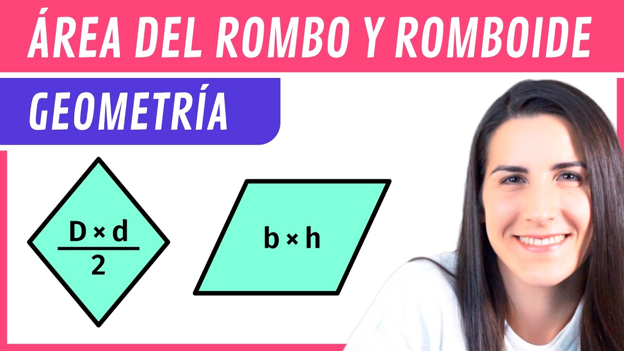 ÁREA del ROMBO y ROMBOIDE 🔶 Figuras Planas