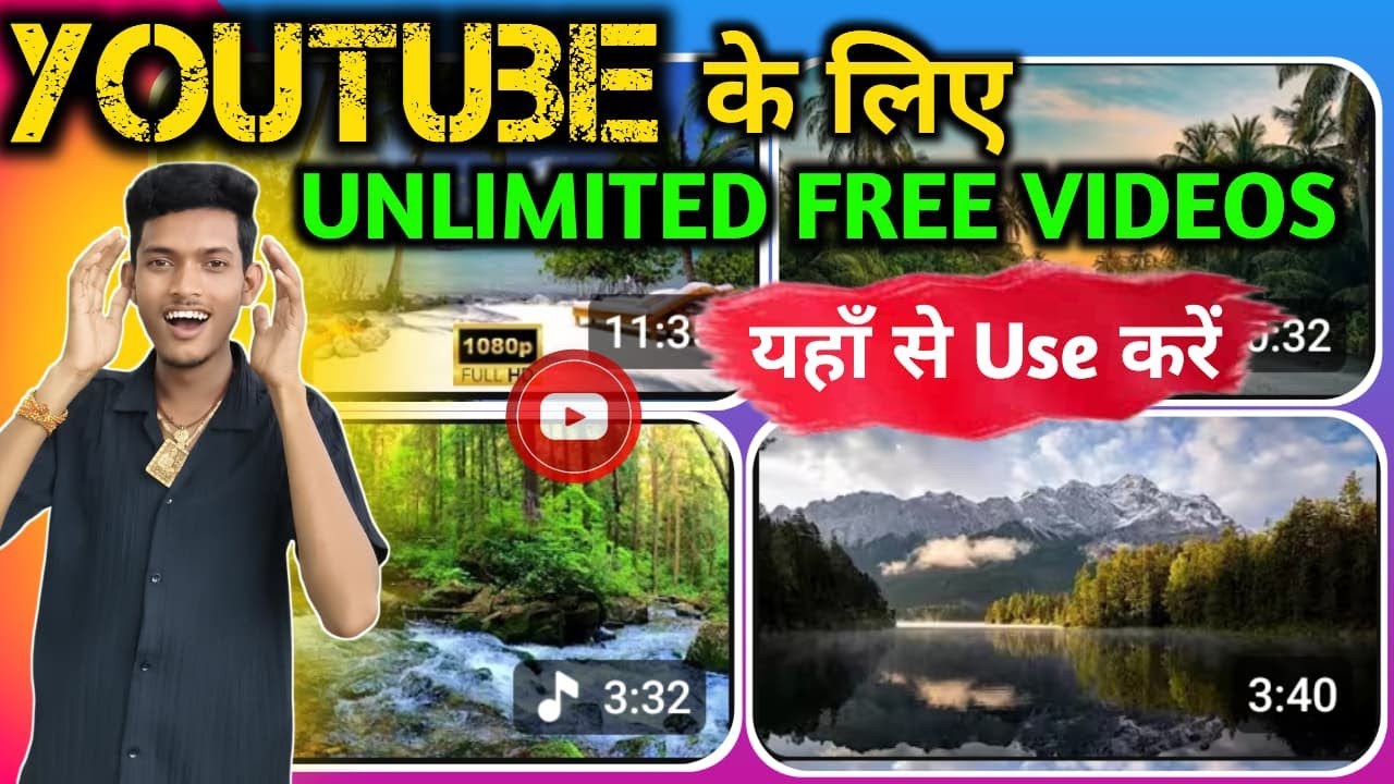 YouTube के लिए Unlimited Free Videos डाउनलोड करें | बिना Copyright के Video इस्तेमाल करें