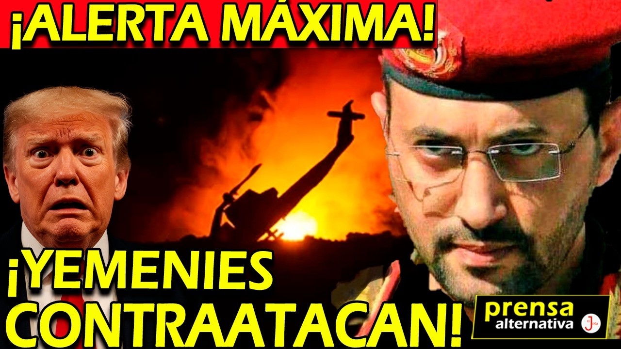 HUTÍES VUELVEN A GOLPEAR A EEUU! Helicóptero yankee BAJO FUEGO! | Iv y M