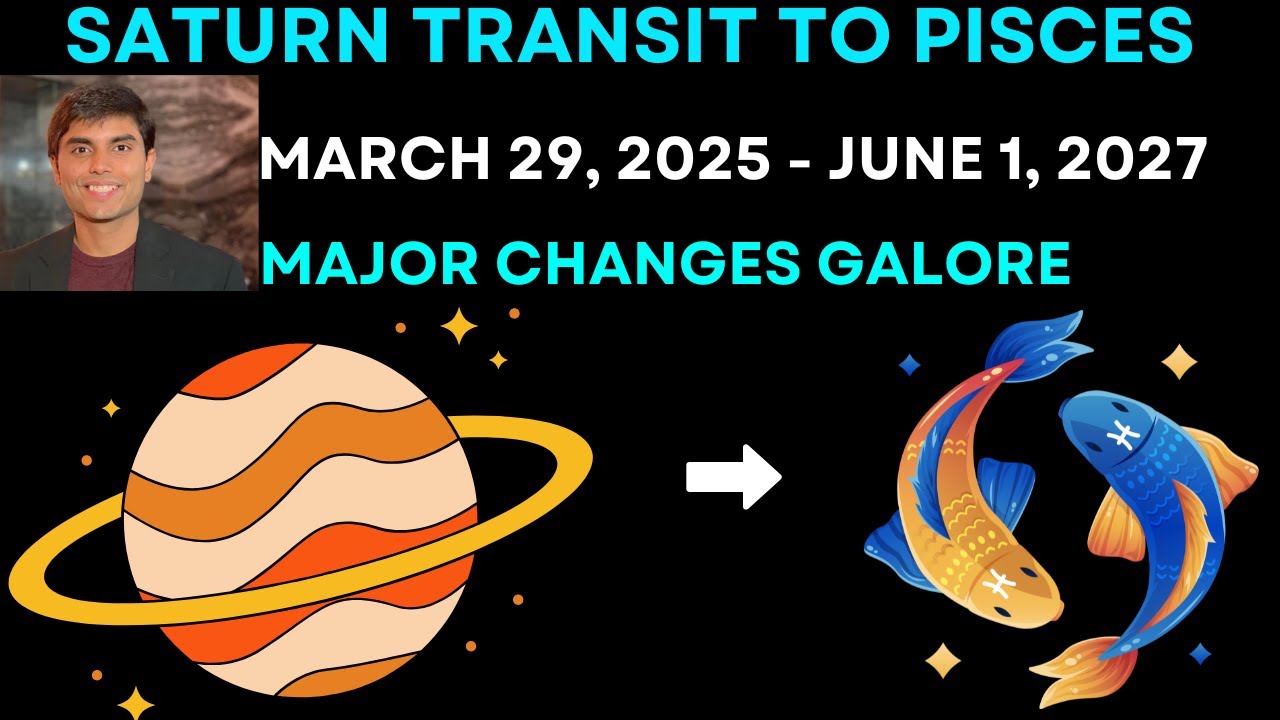 Saturn Transit in Pisces: What This Powerful Shift Means for You | March 29, 2025 To June 1, 2027