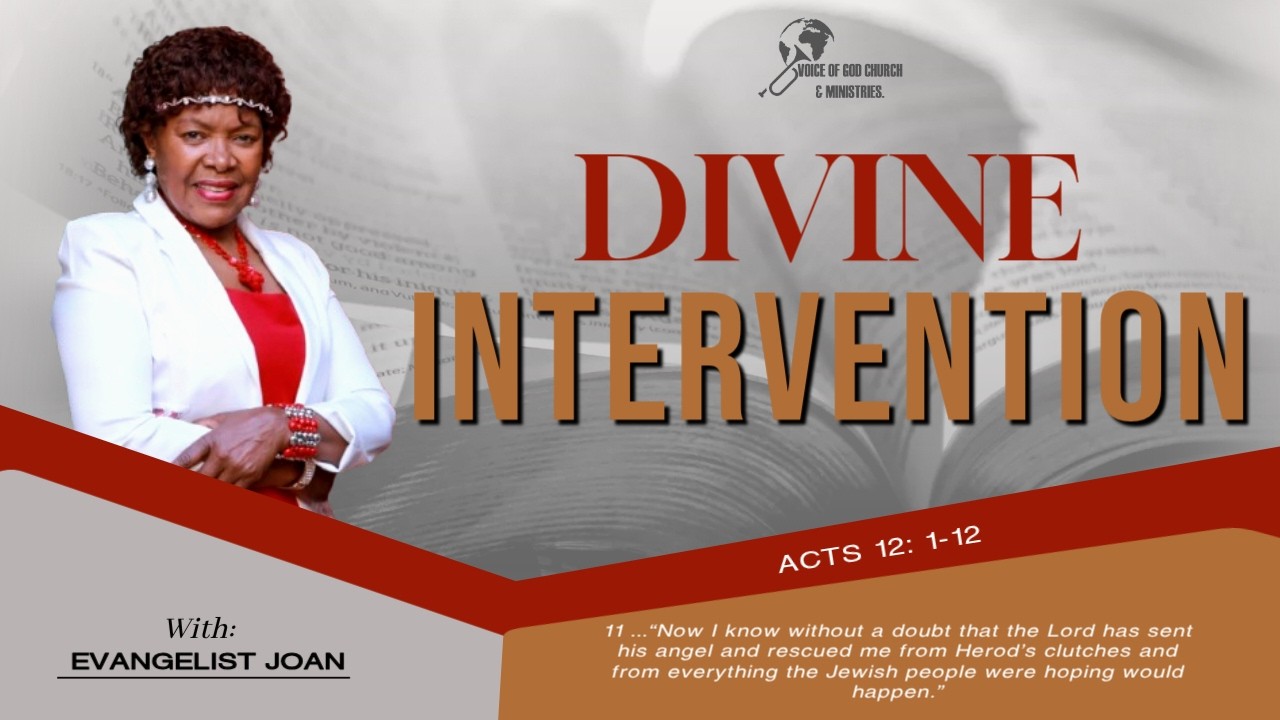 TOPIC: DIVINE INTERVENTION  {PART 2}\n\nSUNDAY SERVICE LIVE EVR JOAN.