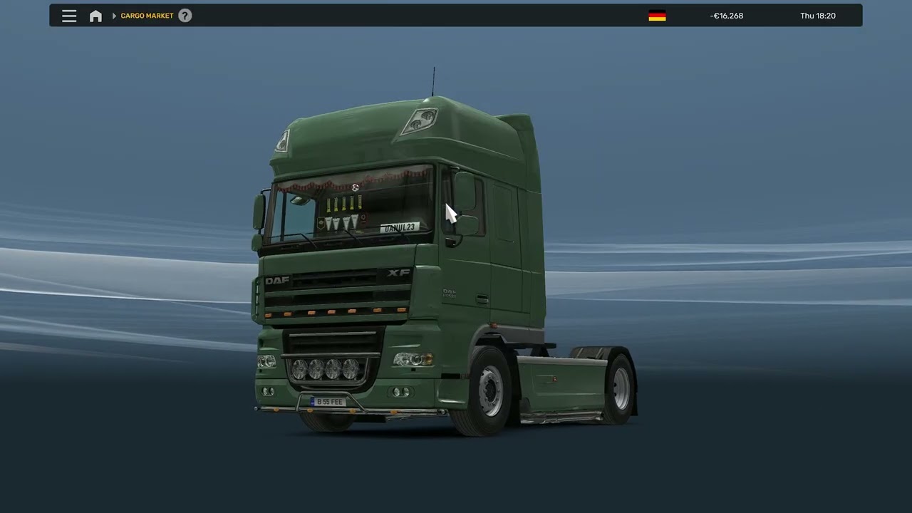 EURO TRUCK SIMULATOR 2 | Airmail from Dusseldorf to Duisburg