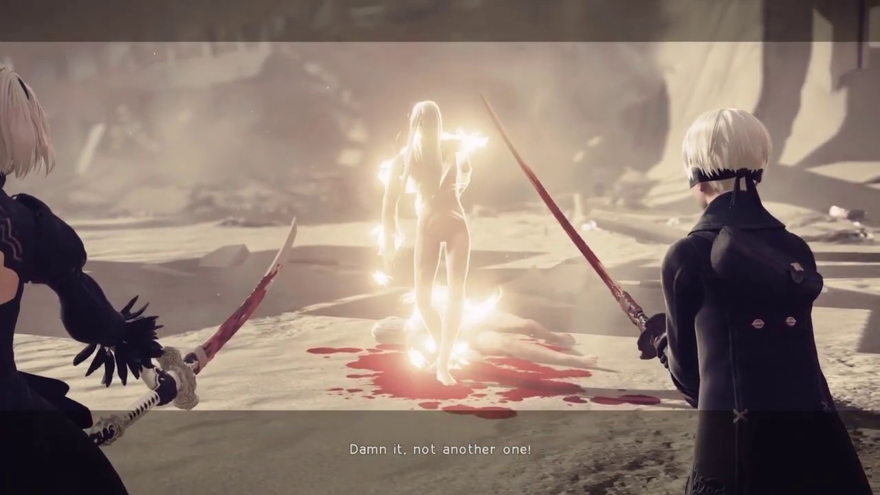 NieR: Automata - Adam Boss Fight (First encounter)