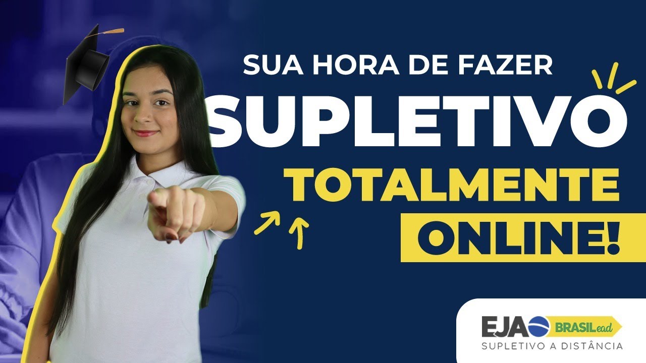 Como posso fazer um SUPLETIVO ON-LINE?