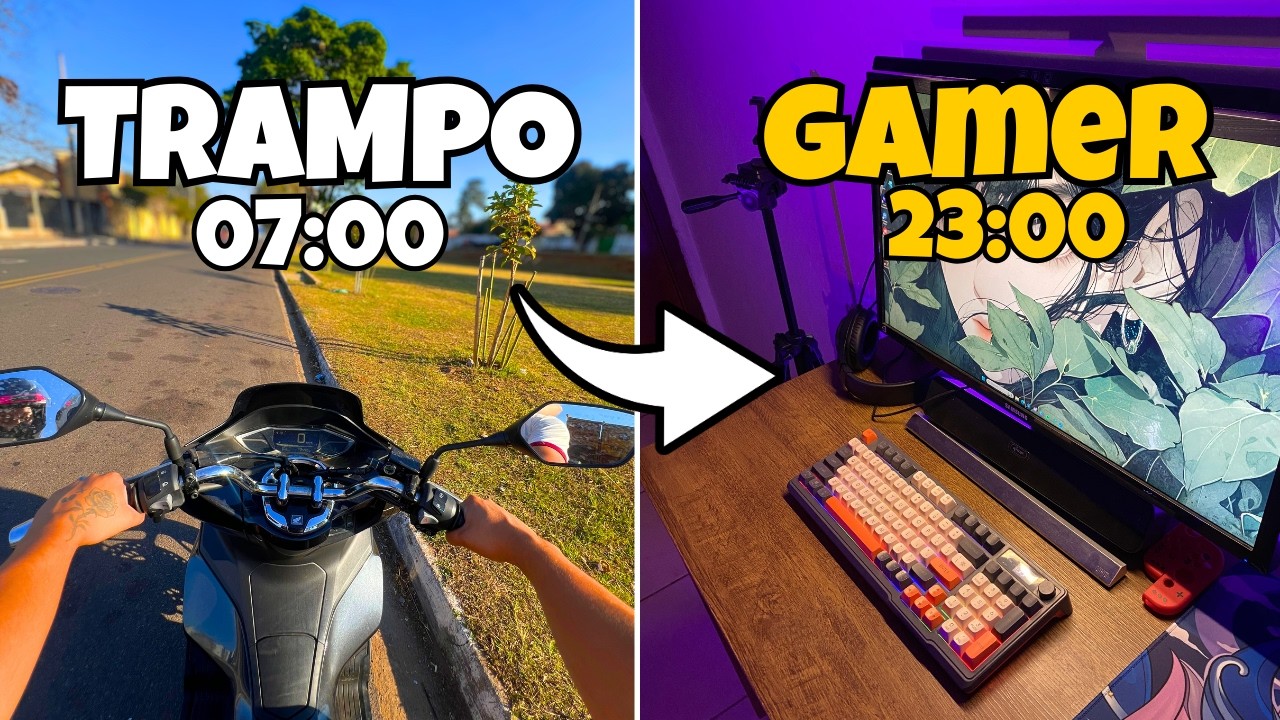 Rotina de um Gamer CLT Escala 6x1