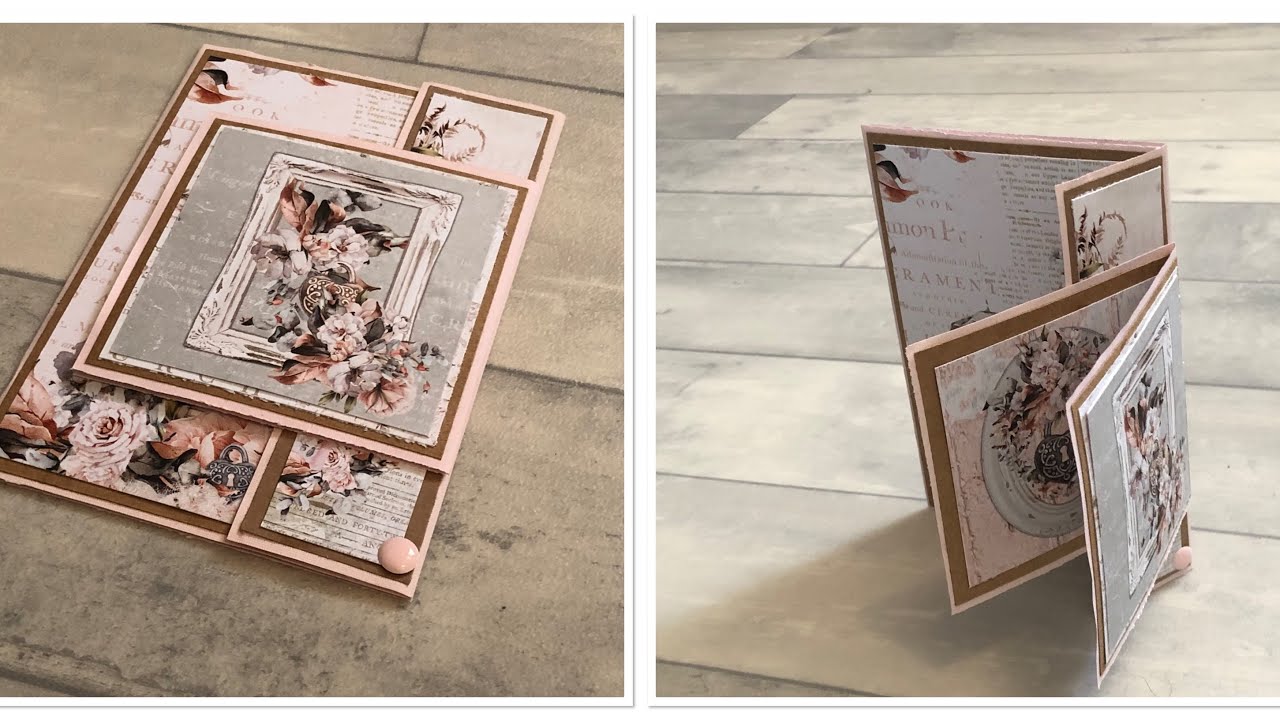 TUTO CARTE DOUBLE VOLET FACILE