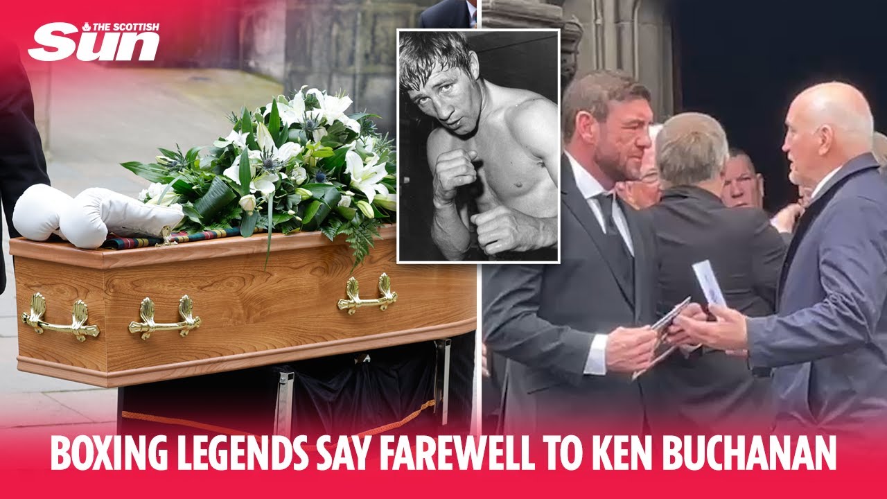KEN BUCHANAN FUNERAL: Boxing legends say farewell to Scottish boxing great