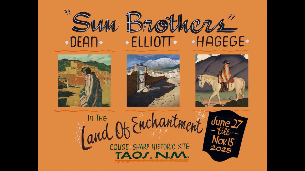 SUN BROTHERS! Artist discussion with Glenn Dean, Josh Elliott & Logan Maxwell Hagege  | 6/28/2025