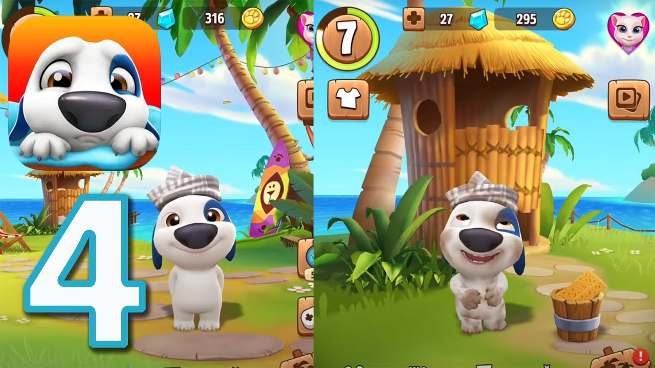My Talking Hank - Walkthrough Gameplay Part 4 (iOS)