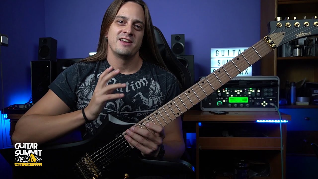 Sweep picking lesson with Gus Drax & Siggi Braun @ Guitar Summit Web Camp 2020