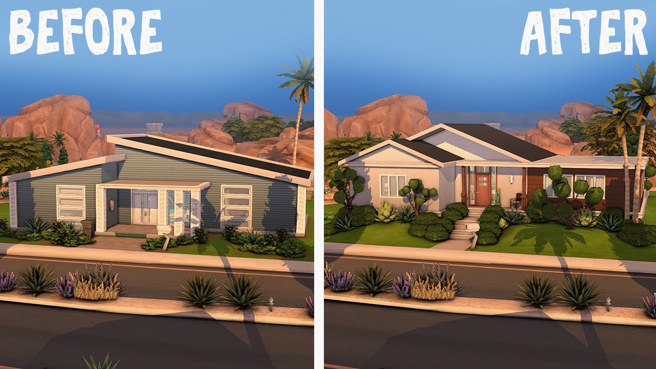 Vista Quarry || Реновация базовой игры || The Sims 4: Скоростное строительство