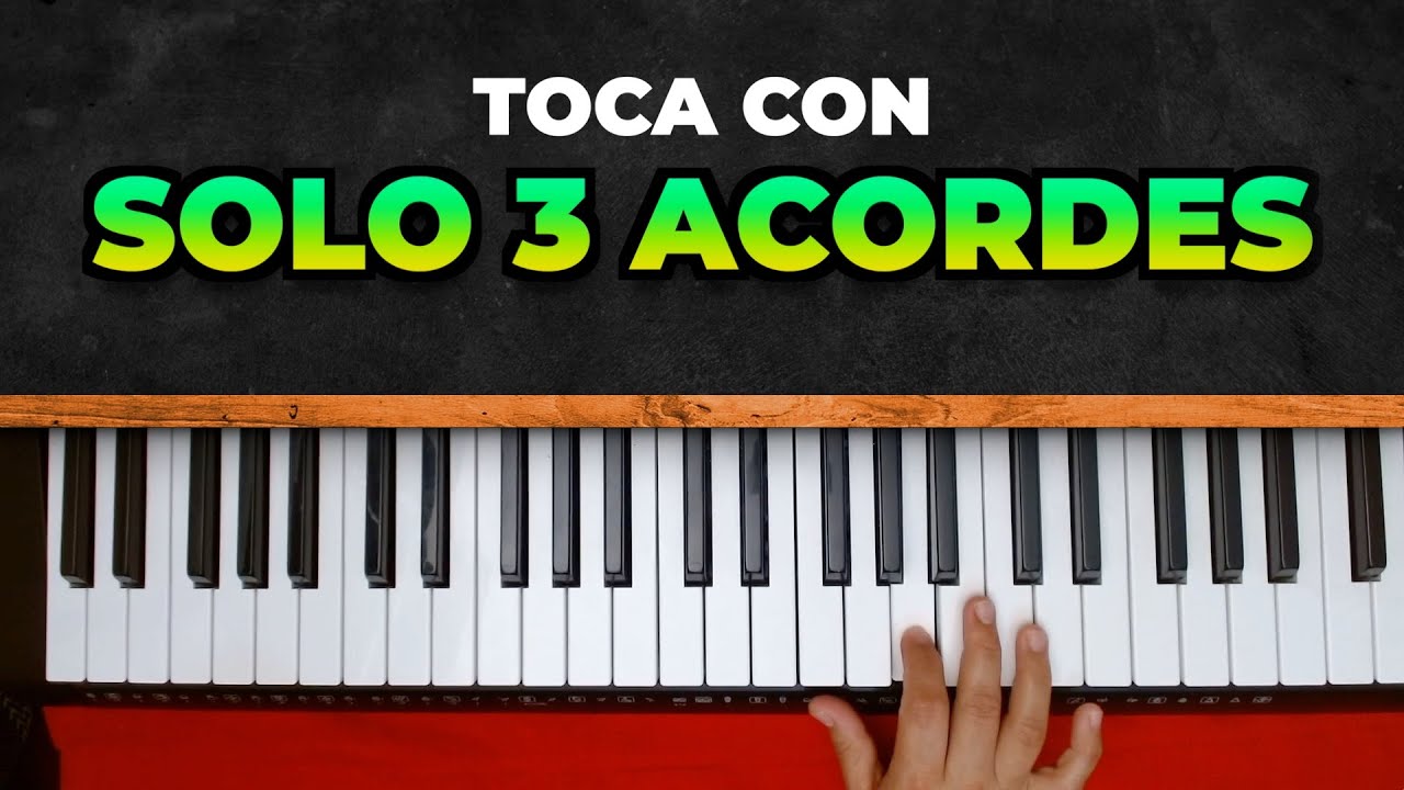 Toca la mañana gloriosa en piano facil con 3 acordes