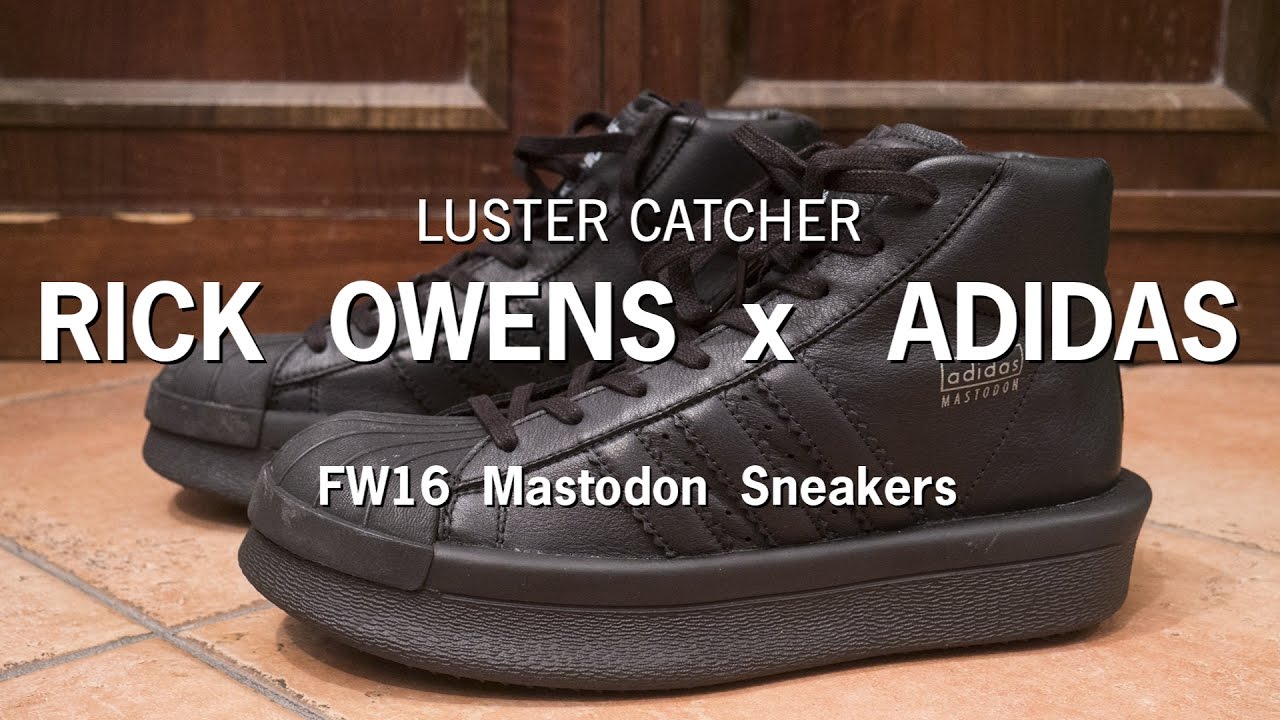 Rick Owens x Adidas FW16 Mastodon Sneakers | Review & Sizing |