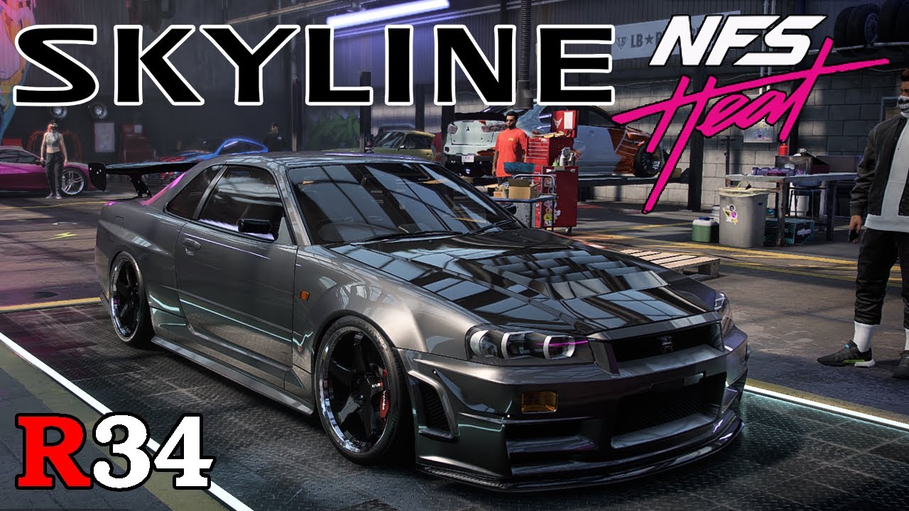 Need for Speed HEAT [แต่งรถ] -  ตำนานเส้นขอบฟ้า (Nissan Skyline GT-R R34)