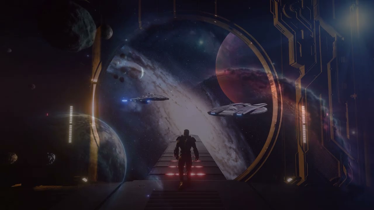 A GALACTIC JOURNEY - Epic Space Music- Synth Wave Mix- ALMA CAELIS