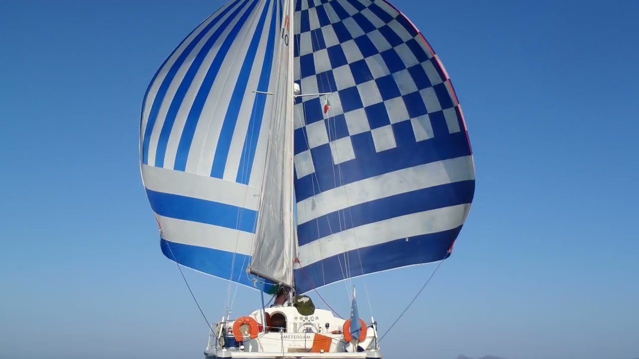 Squalls, Blue outs and Portuguese Man of War crossing the Atlantic Trimaran Twilight.  005