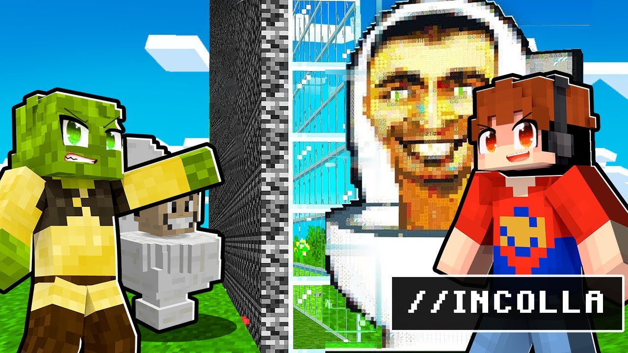 TUTTO CIÒ CHE DISEGNIAMO DIVENTA REALTÀ NELLA GARA DI DISEGNO TV MAN SKIBIDI TOILET SU MINECRAFT!