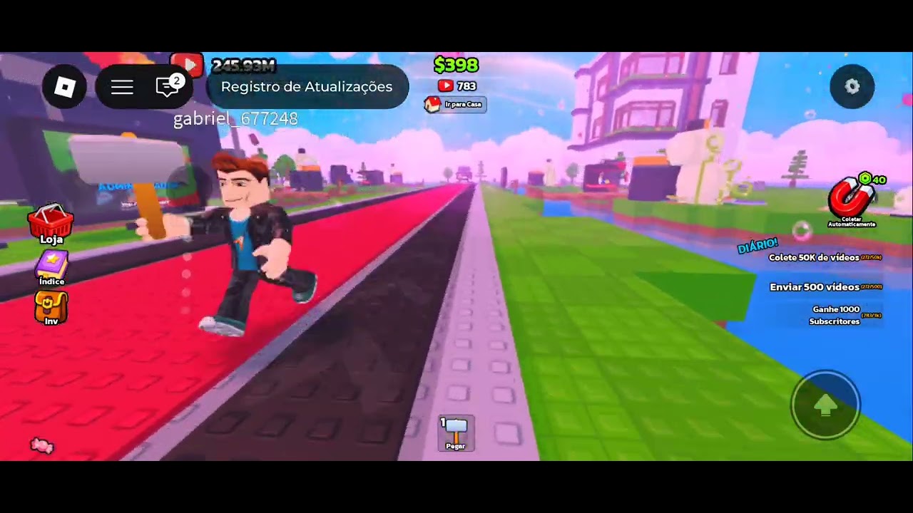 Somos youtuber no roblox 