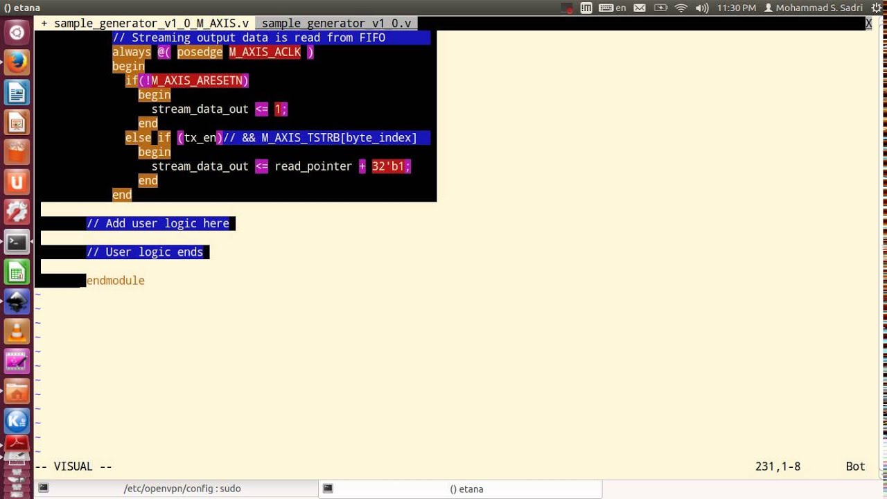 ZYNQ Training - session 07 part IV - Coding an AXI Stream Module in Verilog