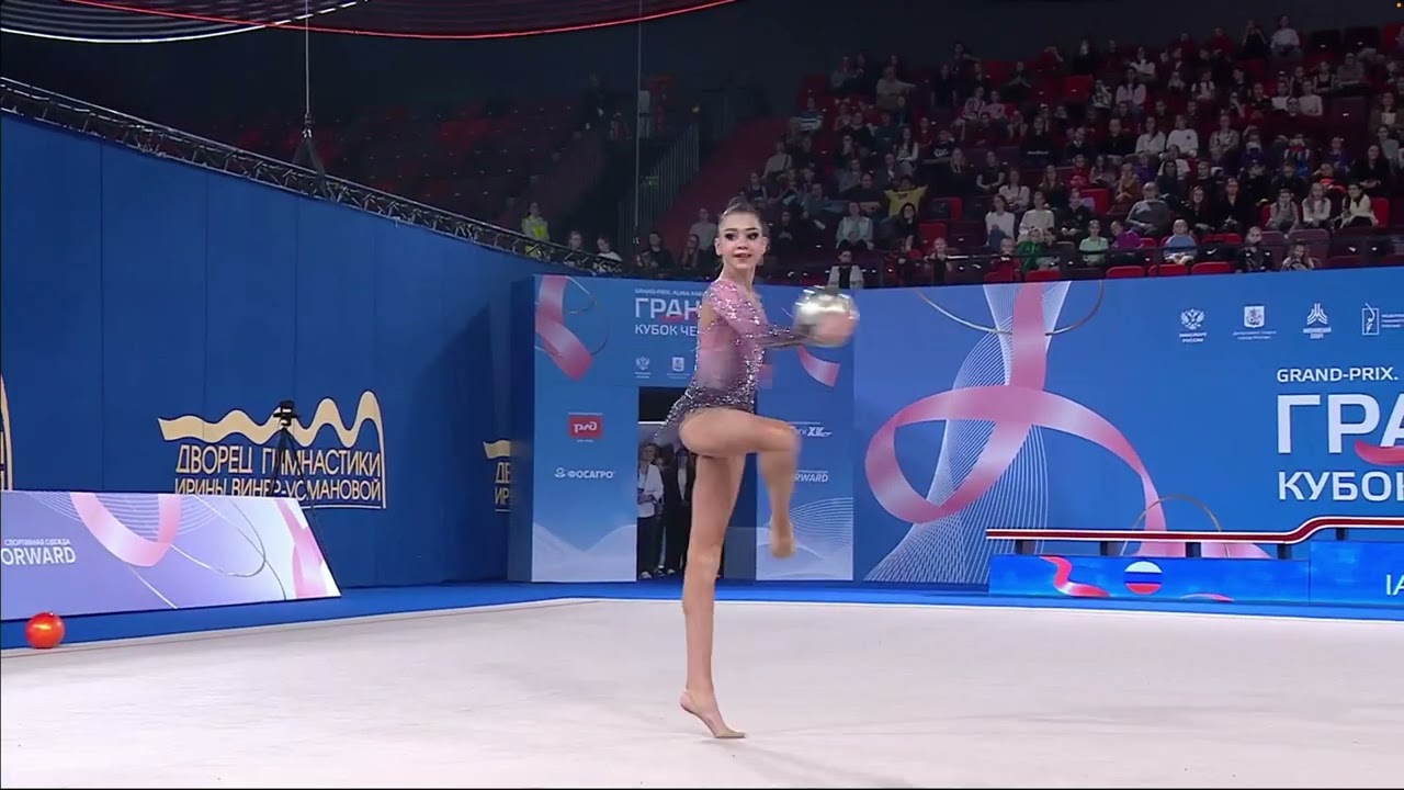 Uliana Yanus ball final Grand Prix 2025 29.30 3rd no medal