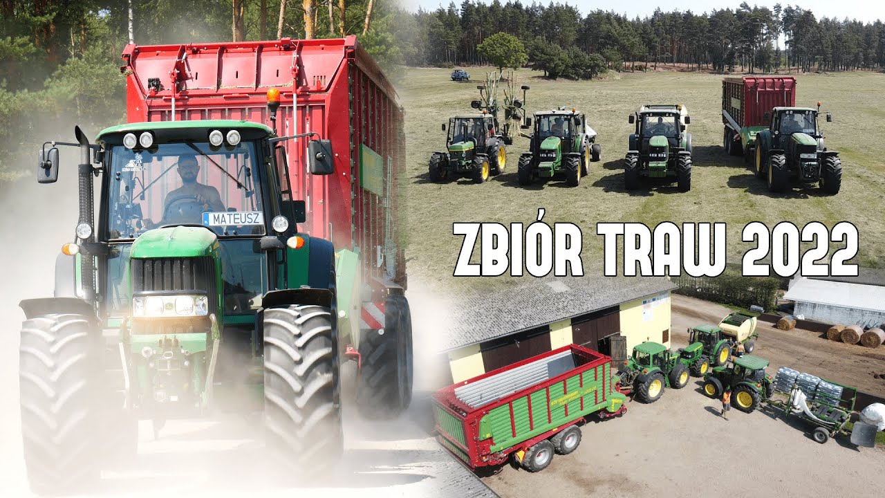 | ZBIÓR TRAW 2022 | Bele VS Pryzma |  4xJohn Deer na jednej łące🦌 Gr Szyngwelski