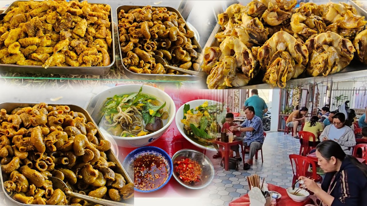 Độc lạ bún bao tử cá mới mở mà số lượng khách đông khủng khiếp