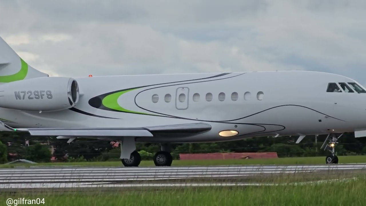 Dassault Falcon 2000LX | Landing | DAV Airport |15.10.2023 4K