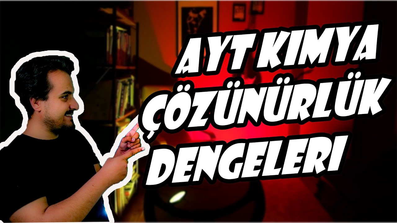 AYT Kimya | 8 Soruda Çözünürlük Dengeleri