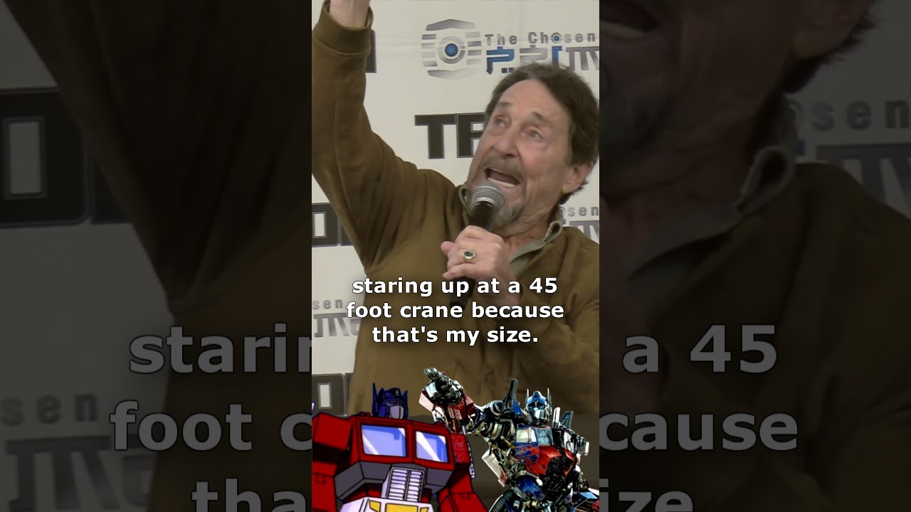 From Animation to Live Action | Peter Cullen on Optimus Prime #shorts #transformers