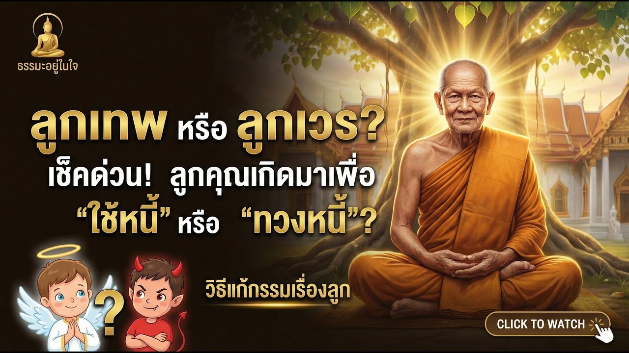 ทำไมลูกดื้อ? ฟังธรรมะแก้กรรม 