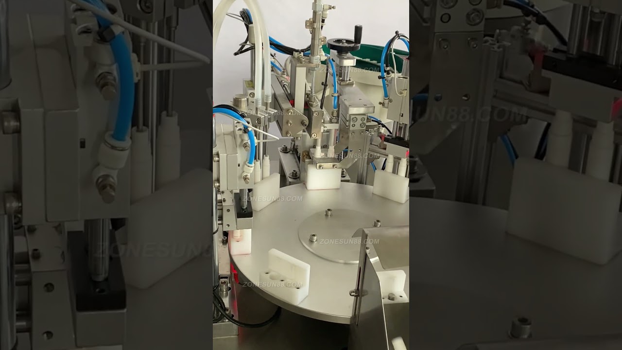 ZONESUN ZS-AFCU1 Full Automatic Monoblock Mark Pen Filling Capping Machine With Bottle Unscrambler