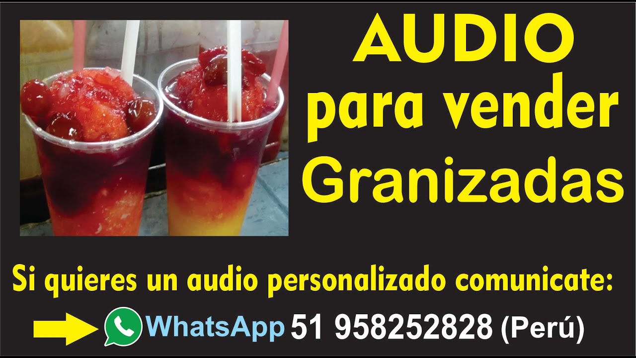 Audio para vender Granizadas