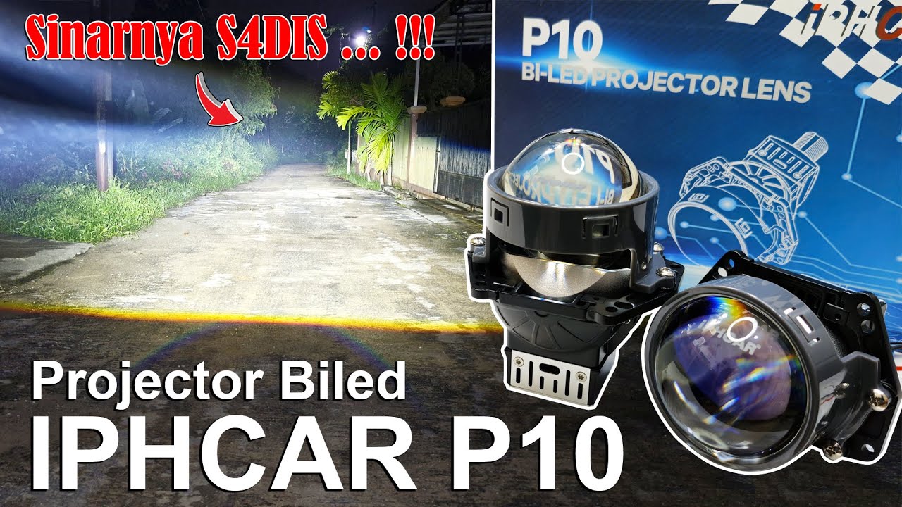 Projector Biled IPHCAR P10 - Lensa 3