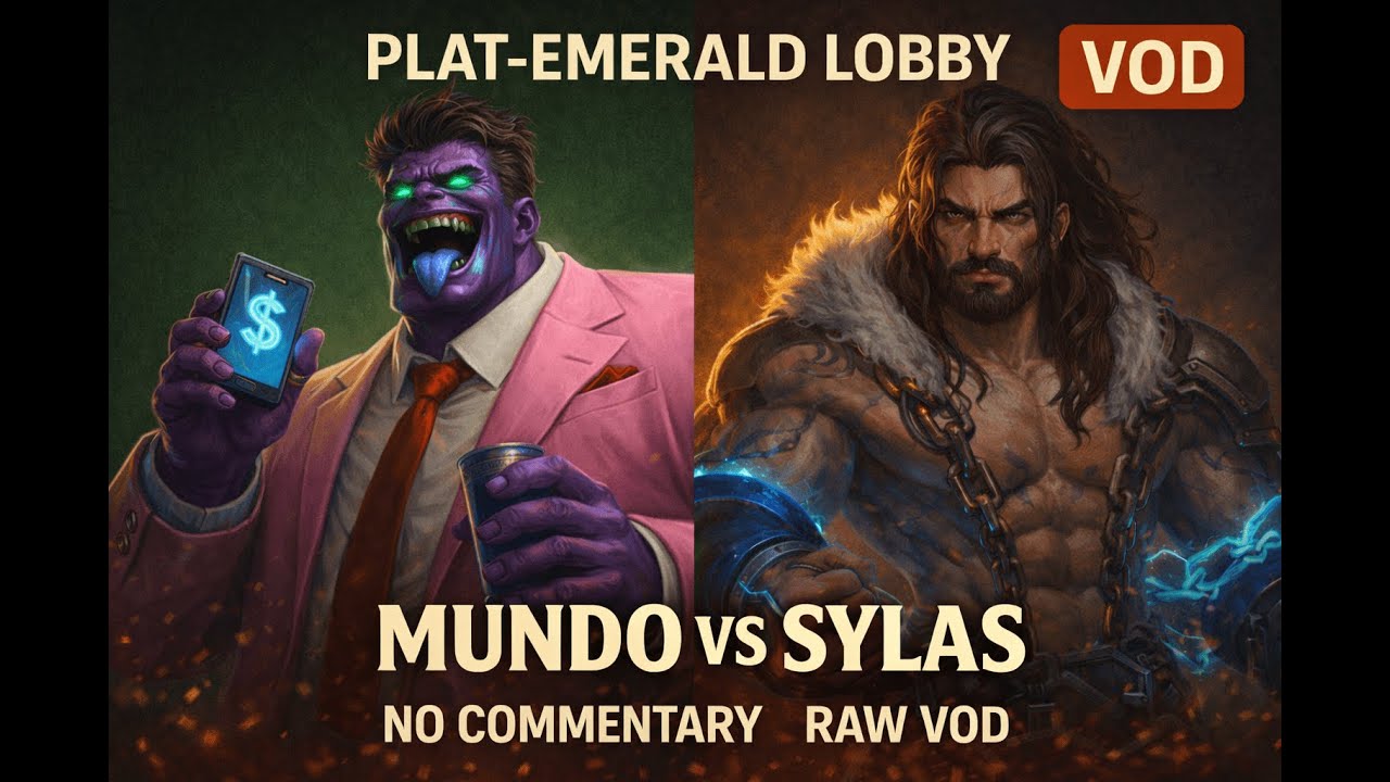 Mundo Jungle Gameplay – vs Sylas– Mid Elo Raw VOD