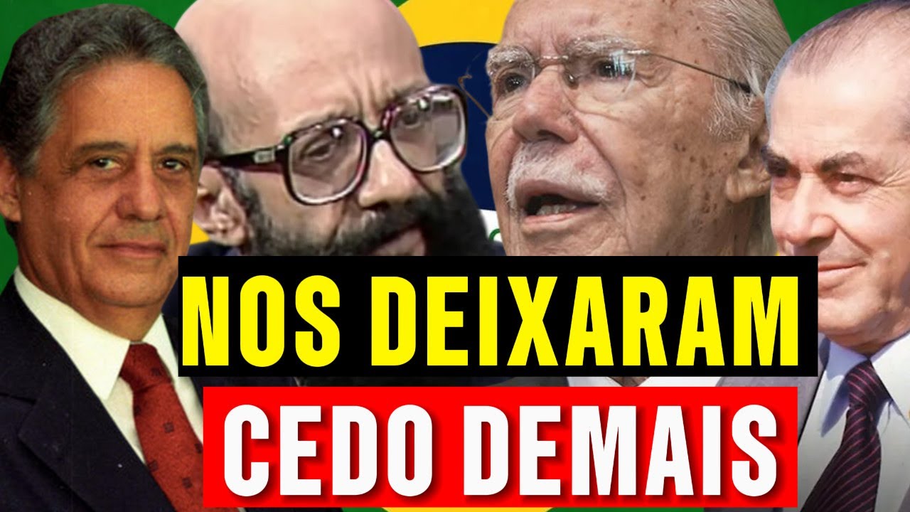 20 POLÍTICOS BRASILEIROS FAMOSOS QUE NOS DEIXARAM DESDE OS ANOS 80 ATÉ OS DIAS ATUAIS