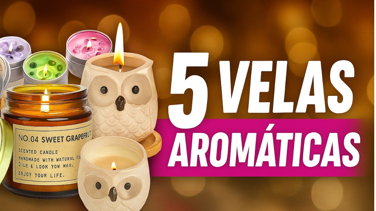 🔥Las 5 MEJORES VELAS AROMÁTICAS Para TÚ CASA en AMAZON [2025] | Calidad / Precio | Buenas / Baratas