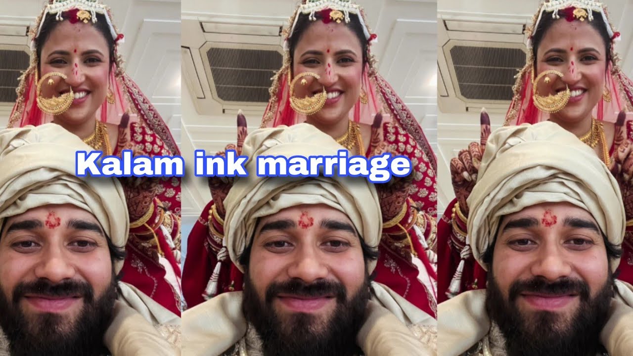 Kalam ink and shreya marriage video ❤️|| Anurag dobhal brother kalam ink wedding