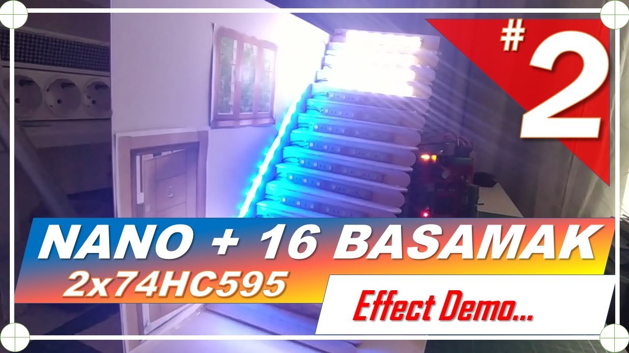 🪜 16 Basamak ShiftRegister Effect Demo...