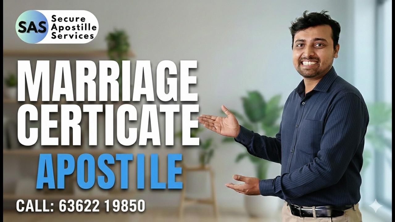 How to Get Marriage Certificate Apostille in India – Complete Process  | secure apostille services