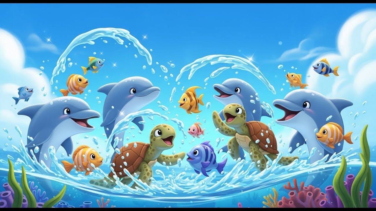 Splash in the Ocean | @zuzuclub_official Nursery Rhymes & Kids Songs
