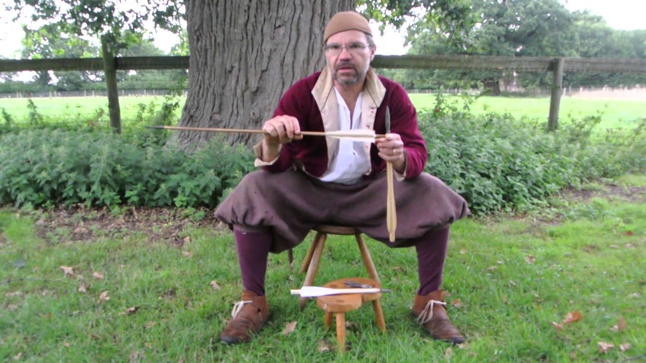 Why Medieval crossbow bolts were fletched with wood