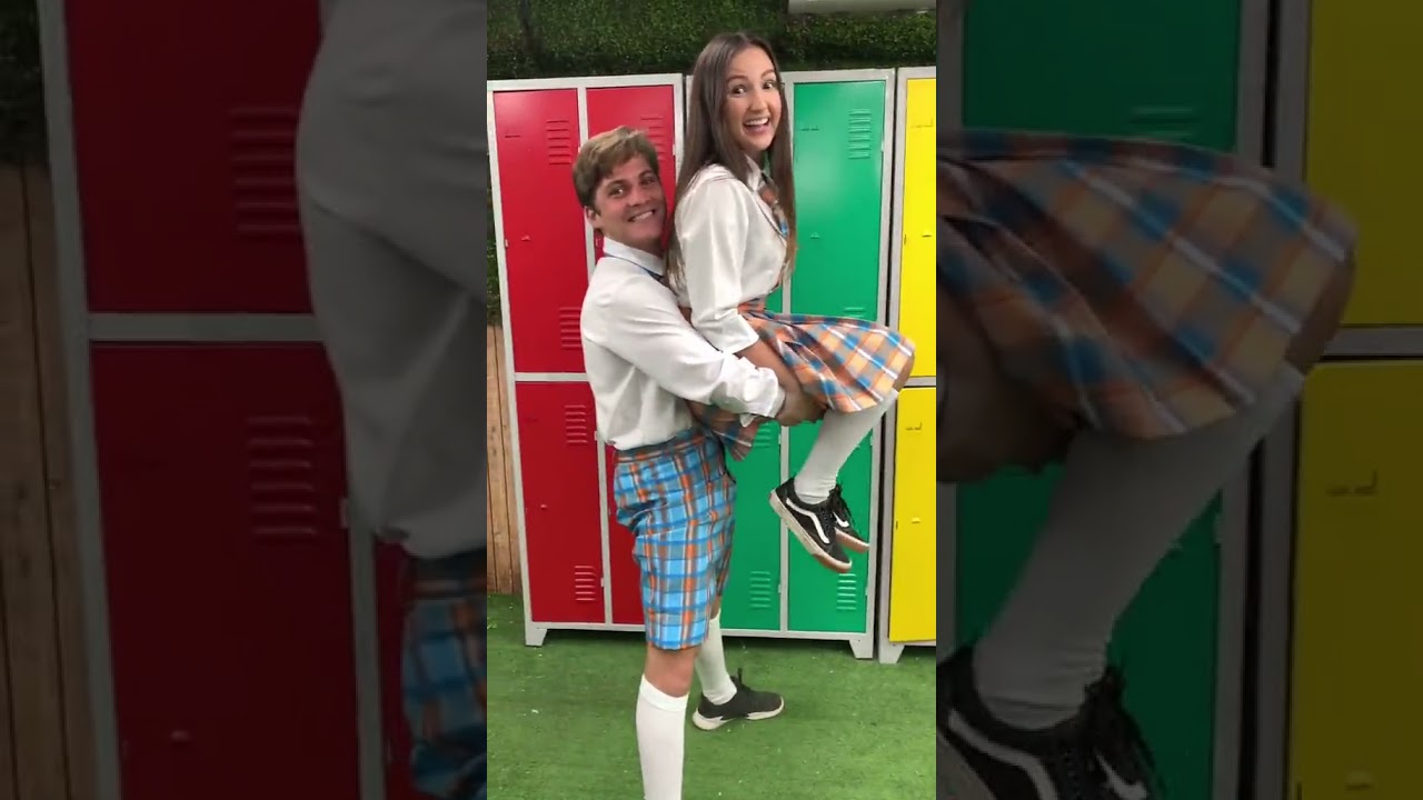 A Camila e o Daniel tamb&eacute;m participaram da trend #shorts