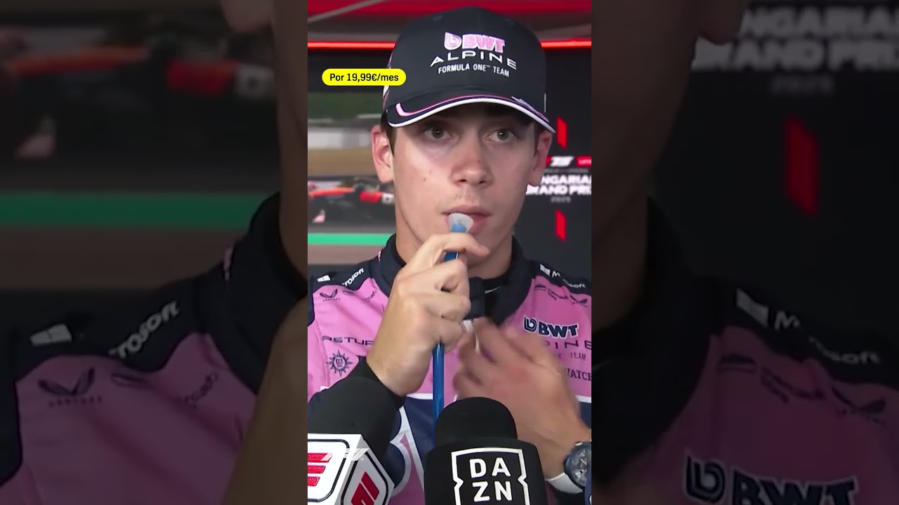 El reencuentro de Christine y Colapinto para celebrar la buena clasificaci&oacute;n del piloto 🤝