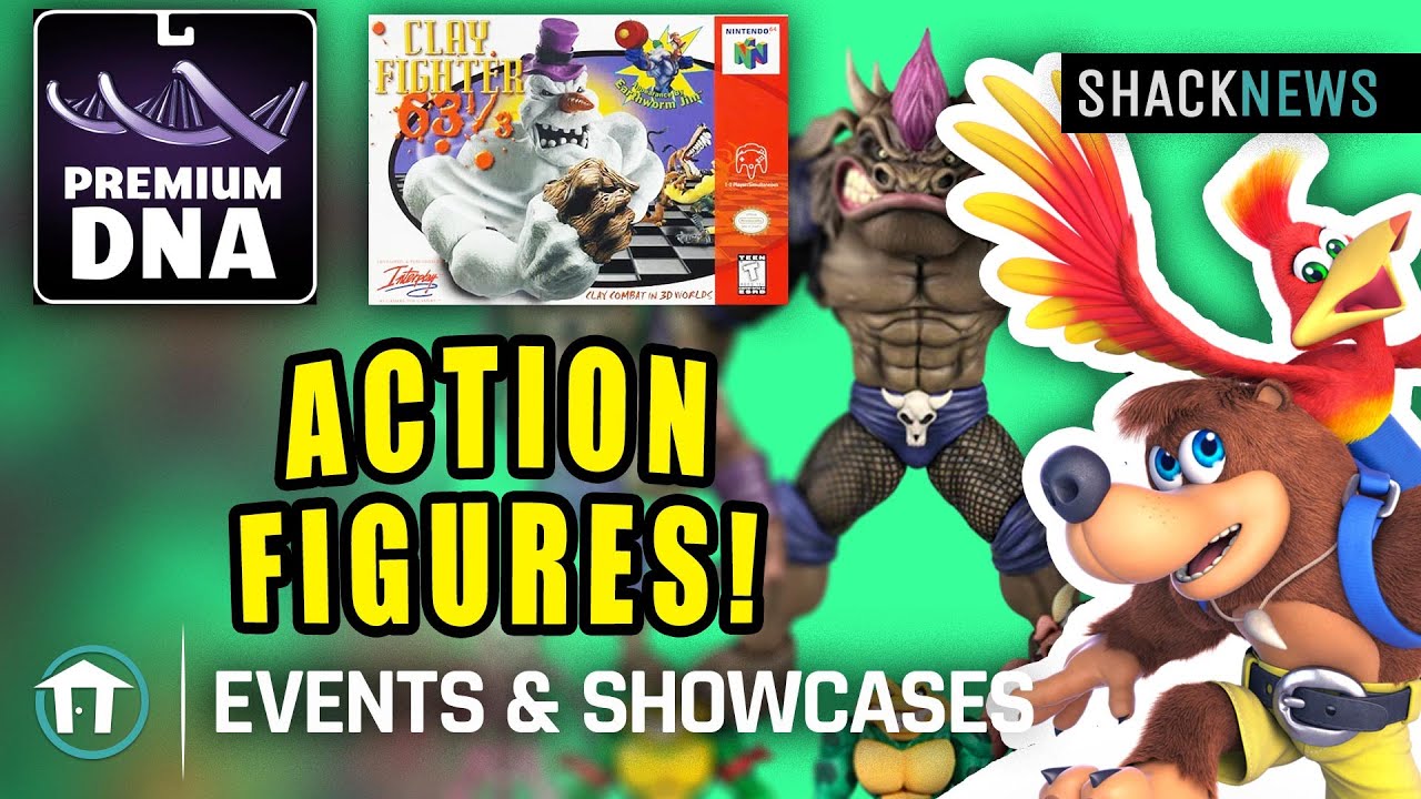 Premium DNA Toys Shows Off Clay Fighter, Battletoads & Banjo Kazooie Figures!
