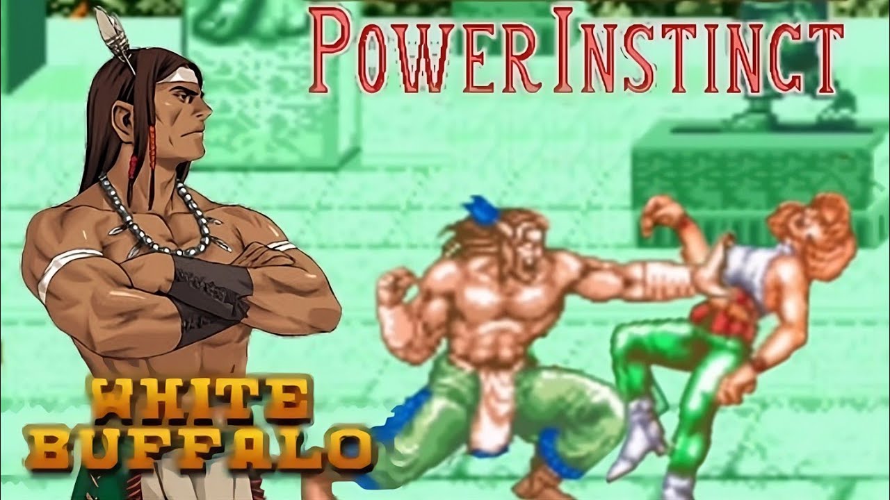 POWER INSTINCT - WHITE BUFFALO // FIGHTING ARCADE GAME // BY ATLUS 1993 // THE HARDEST LEVEL