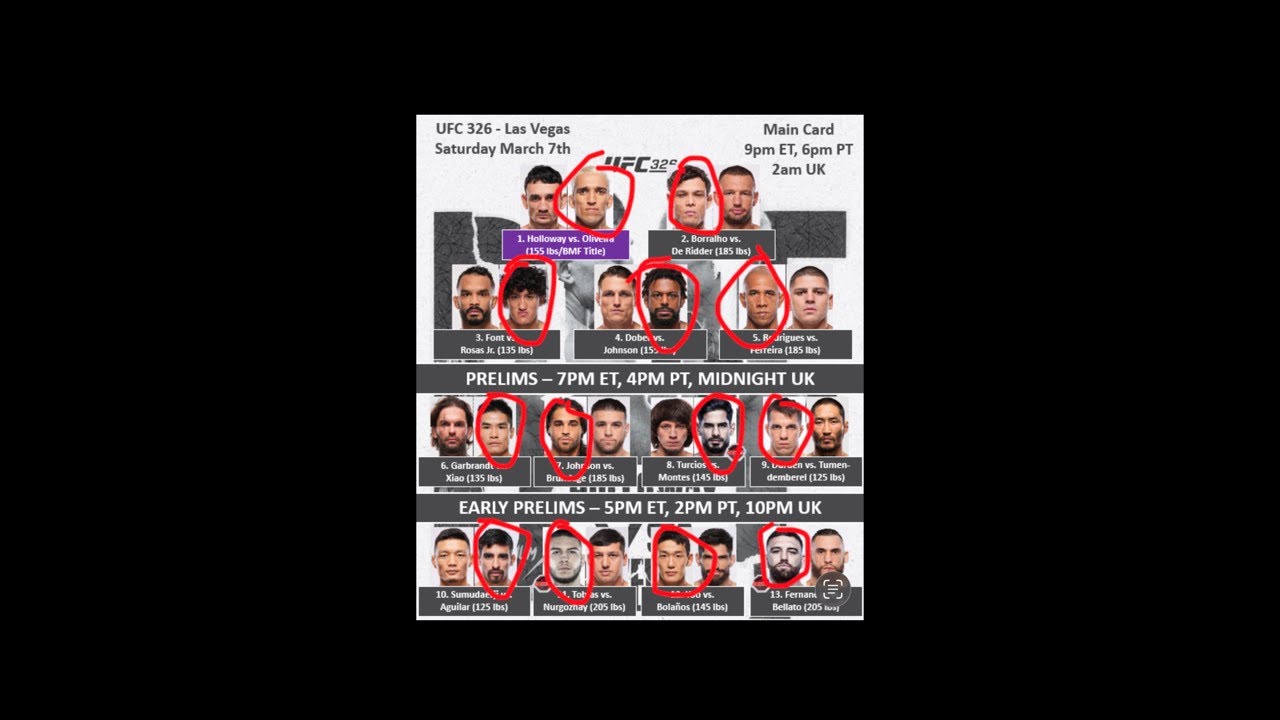 UFC 326 MY THOUGHTS!! #ufc326 #live