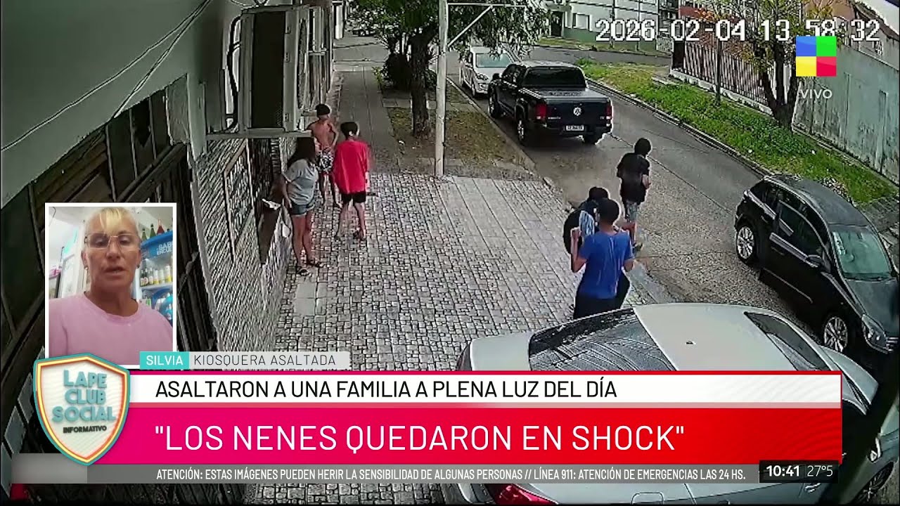 🔴 A plena luz del día un asalto en SAN MARTÍN: una FAMILIA aterrorizada