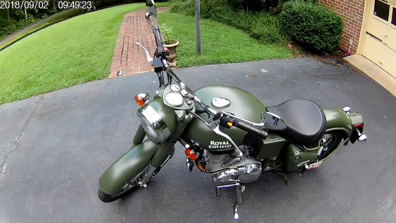 Royal Enfield - Classic 500 - Matte Battle Green - USA