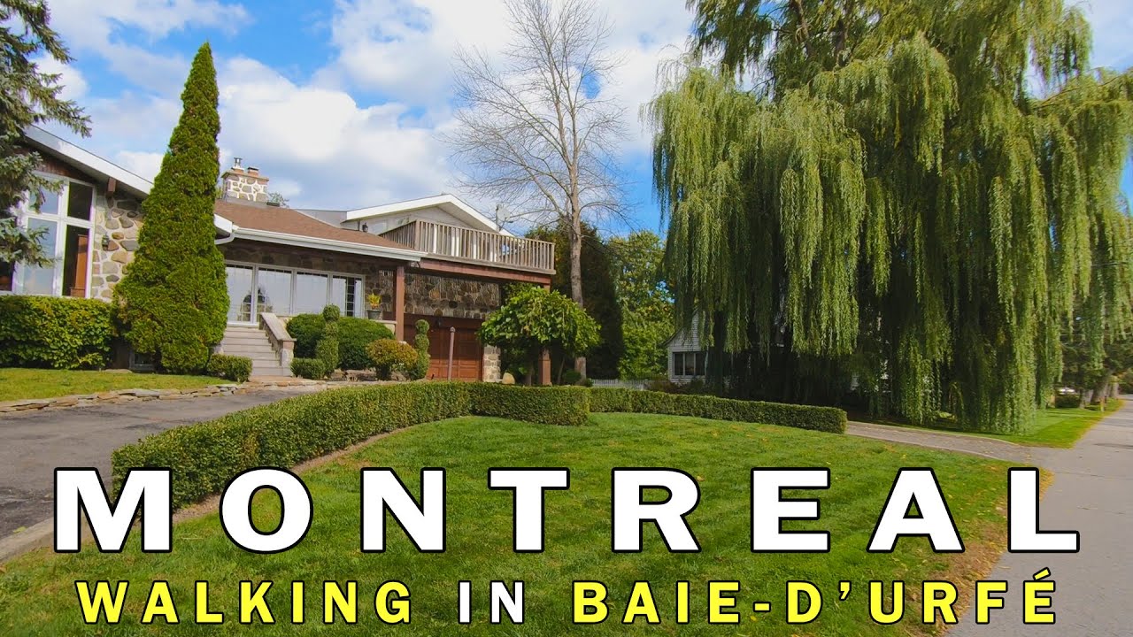 Montreal Suburbs Walk in Baie-D'Urfé Town - October 2021 – Part 2