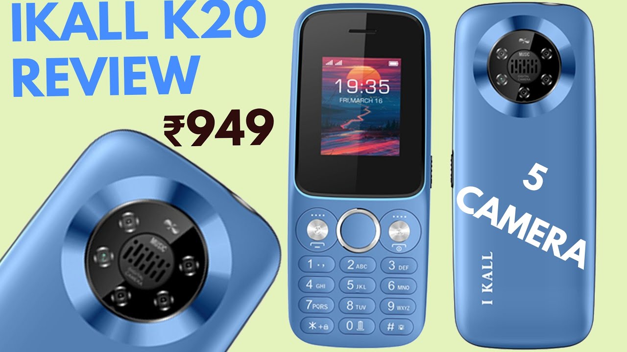 Ikall k20 keypad mobile unboxing || 5 camera mobile || 2500mah battery & jio sim work | BY AVKTech